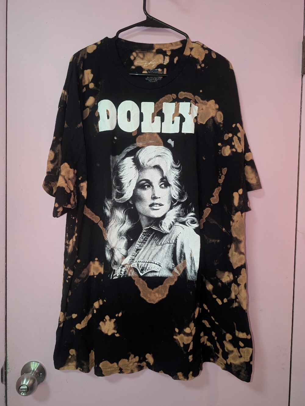 Dolly Parton Bleach Dye T-Shirt